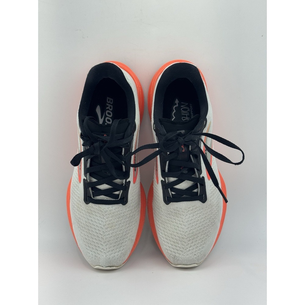 Brooks Launch 10 Women's White Firery Coral Running 1203981B410 Size 8 B - Picture 6 of 10